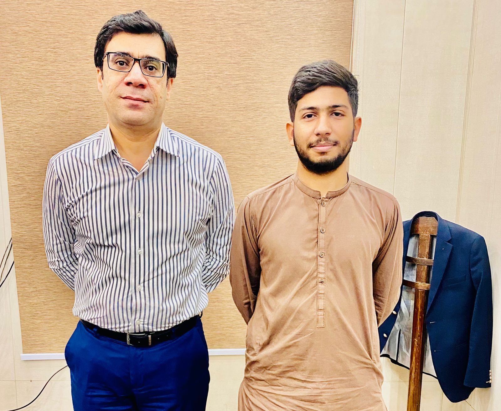 Photograph with Raja Pervaiz Chandio